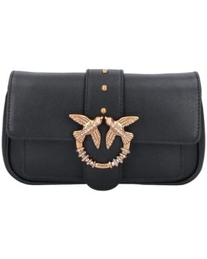 Pinko One Love Pocket Bag - Black