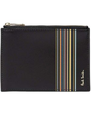 Paul Smith Wallet Zip Cc Holder - Black