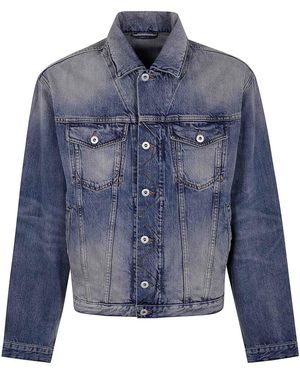 KENZO Gilet Trucker - Blue