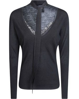 Pinko Soffio Lingerie Shirt 100 Wo - Blue