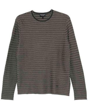 Emporio Armani Wool Crewneck Jumper - Grey