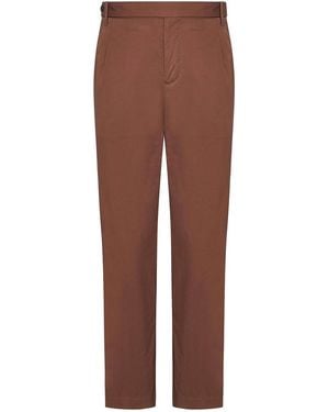 Franzese Collection Brad Pitt Style Trousers - Brown