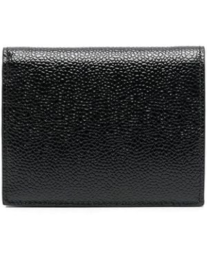 Thom Browne Pebbled Billfold Wallet - Black