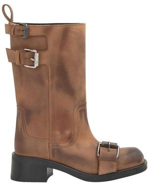 Moschino Ankle Boots - Brown