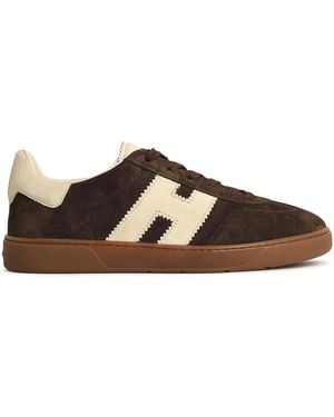 Hogan Cool Suede Trainers - Brown