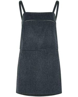 Max Mara Leale Virgin Wool Dress - Black