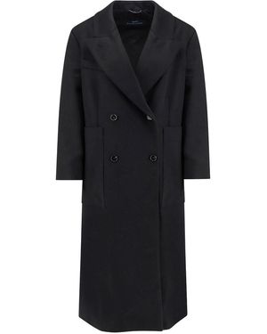 Paltò Double-Breasted Giada Coat - Black