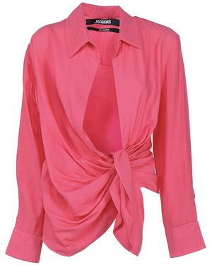 Jacquemus Le Chemise Bahia Shirt - Pink