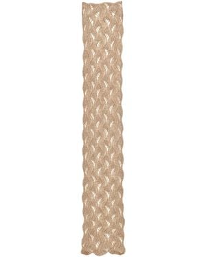Mila Schon Wool Scarf - White