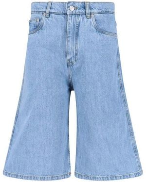 Coperni Pantaloncini Denim - Blue