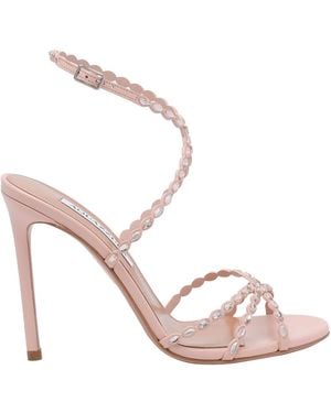 Aquazzura Love Stuck Pump Sandals - Pink