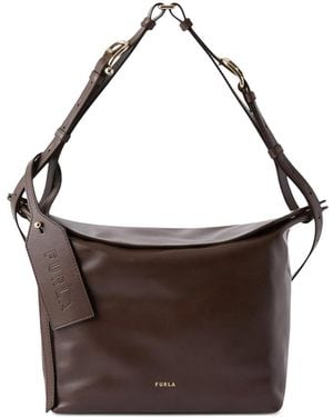 Furla Ginevra M Shoulder Bag - Brown