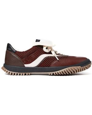 Stella McCartney S Wave Sport Trainers With Mesh Panels - Brown