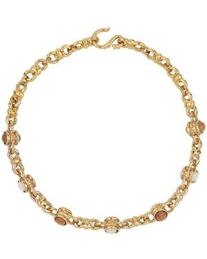 Gas Bijoux Amarante Cabochonos Necklace - Metallic
