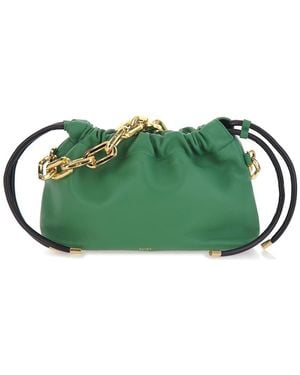 N°21 Eva Nappa Shoulder Strap+Chain - Green