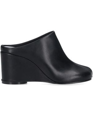 MM6 by Maison Martin Margiela Mules Platform - Black