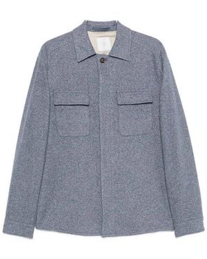 Eleventy Over Shirt Jacket Denim - Blue