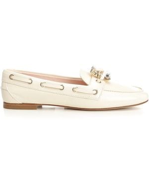 Roger Vivier Boat Loafers - Natural
