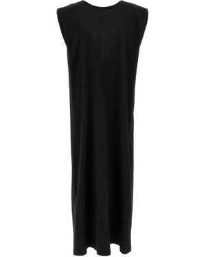 Nude Cotton Dress - Black