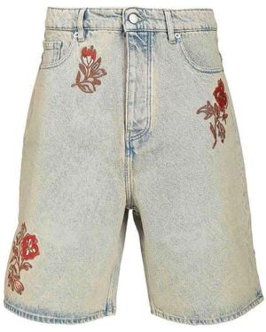 Drole de Monsieur Embroidered Jeans - Grey