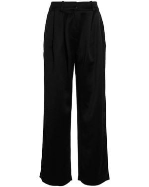 Co. Trousers With Front Pleats - Black