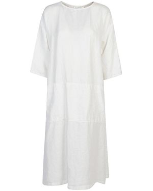 Sarahwear Linen Shirt Dress - White