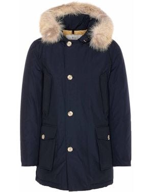 Woolrich Artic Detachable Fur Parka - Blue