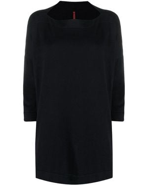 Daniela Gregis Cotton Boat-Neck Jumper - Black