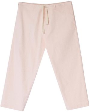 Moschino Velvet Pants - Natural