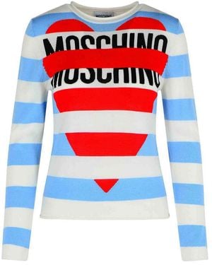 Moschino Virgin Wool Sweater - Red