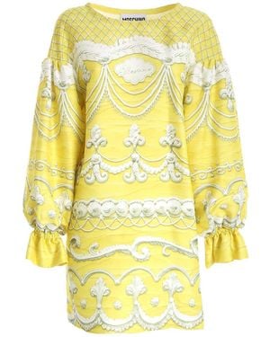 Moschino Icing Print Dress - Yellow