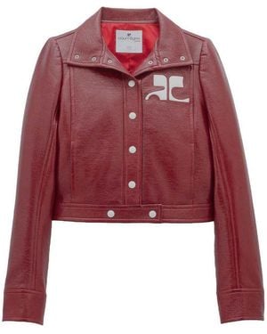 Courreges Reedition" Vinyl Jacket - Red