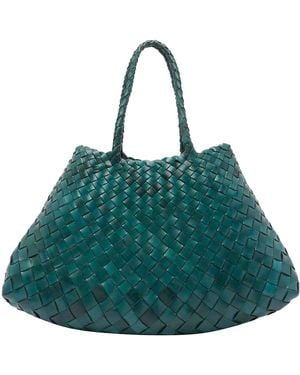 Dragon Diffusion Small Santa Croce Shoulder Bag - Green