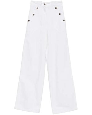 Max Mara Pants Mxmbadesse Trouser - White