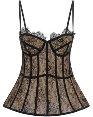 GIUSEPPE DI MORABITO Bustier Top - Brown