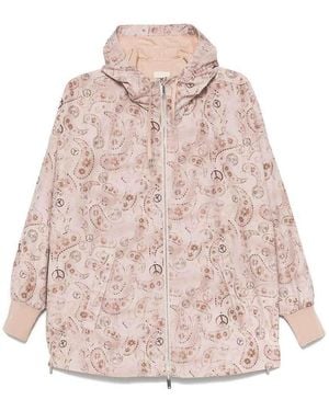 Emporio Armani Printed Blouson Jacket - Pink