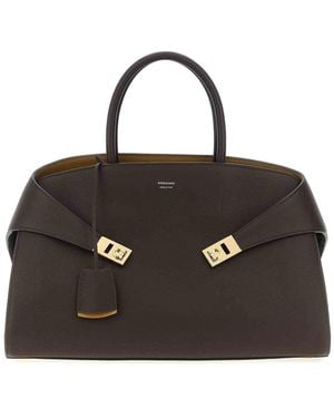 Ferragamo Hug M Handbag - Black