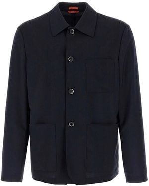 Barena Visal Overshirt - Blue
