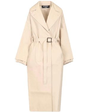 Jacquemus Trapezi Trench Coat - Natural