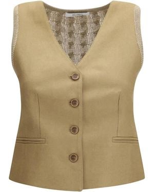 Max Mara Desert Calibre Vest - Natural