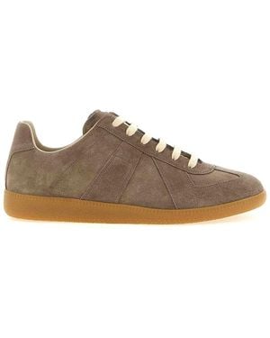 Maison Margiela Replica Suede Sneakers - Brown