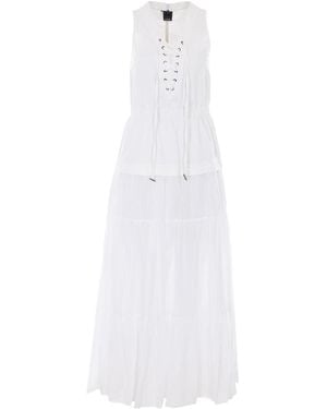 Pinko Long Dress - White