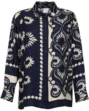 Weekend by Maxmara Wkd Lastra Patchwork Shirt - Blue