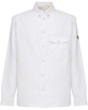 Moncler Genius Shirts Outer: Cotton - White