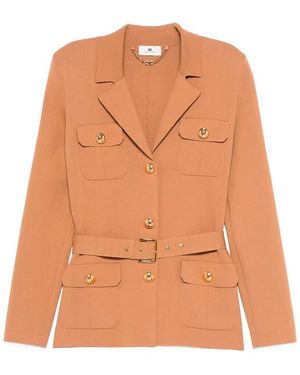 Elisabetta Franchi Tricot Sweater - Orange