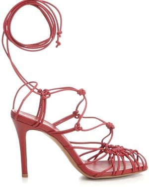 forte_forte Leather Sandals - Red