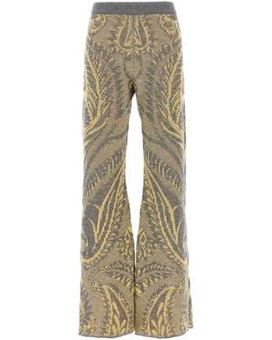 Etro Wide Trousers - Natural