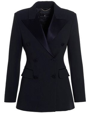 Ermanno Scervino Double Breast Blazer Jacket - Blue