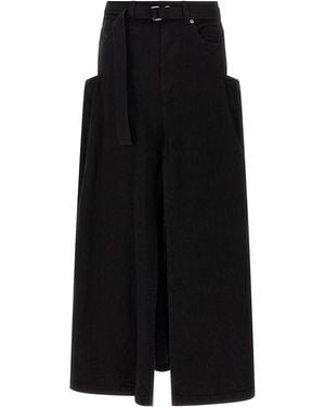 Sacai Denim Skirt - Black