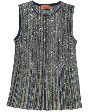 Missoni Sleeveless Top - Gray